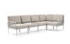 Sofa modułowa Nardi Komodo 5 Bianco Tech Panama