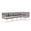 Sofa modułowa Nardi Komodo 5 Bianco acrilico Grigio